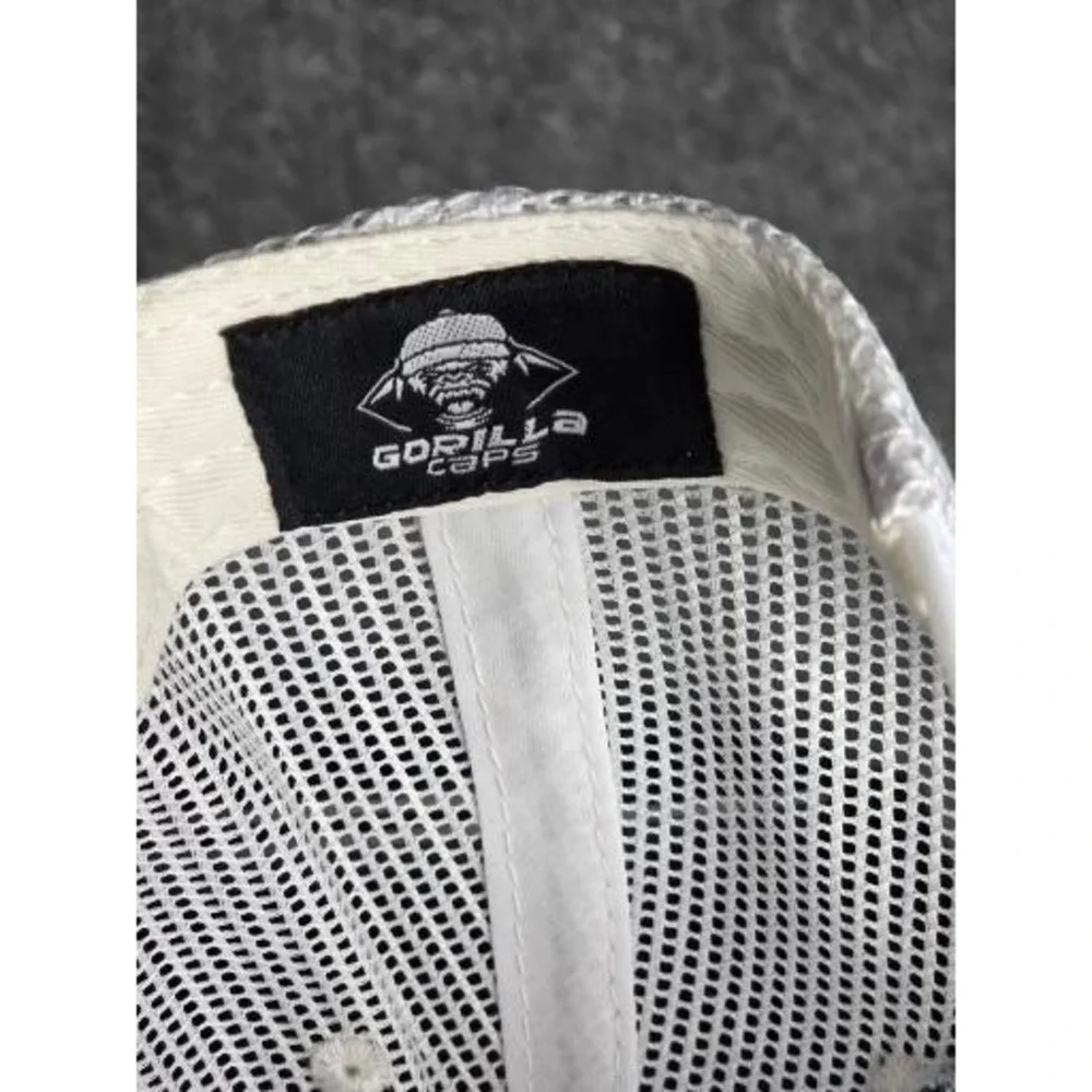 Pura Vida Costa Rica Mesh Trucker‎ Hat Navy Blue White Embroidered Gorilla Caps